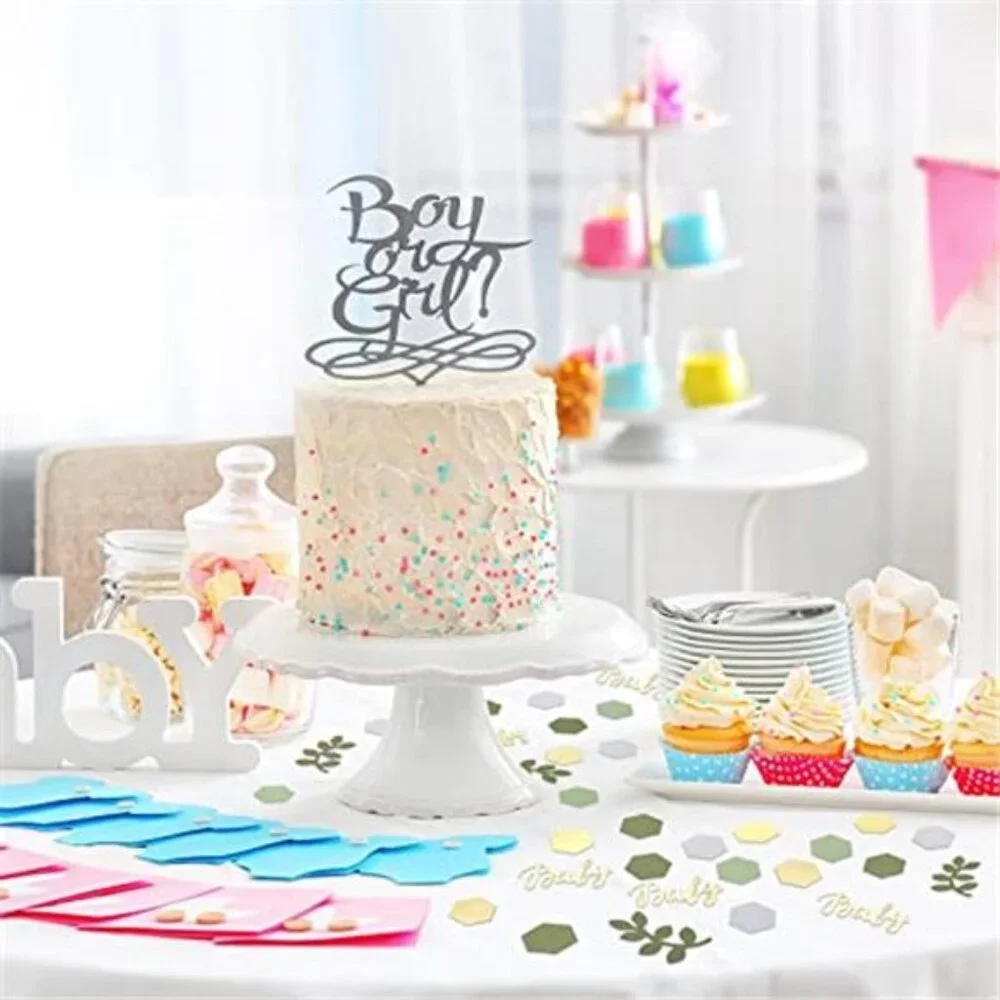 Baby Shower Confetti 220pcs Greenery Eucalyptus Gold Table Decorations Party